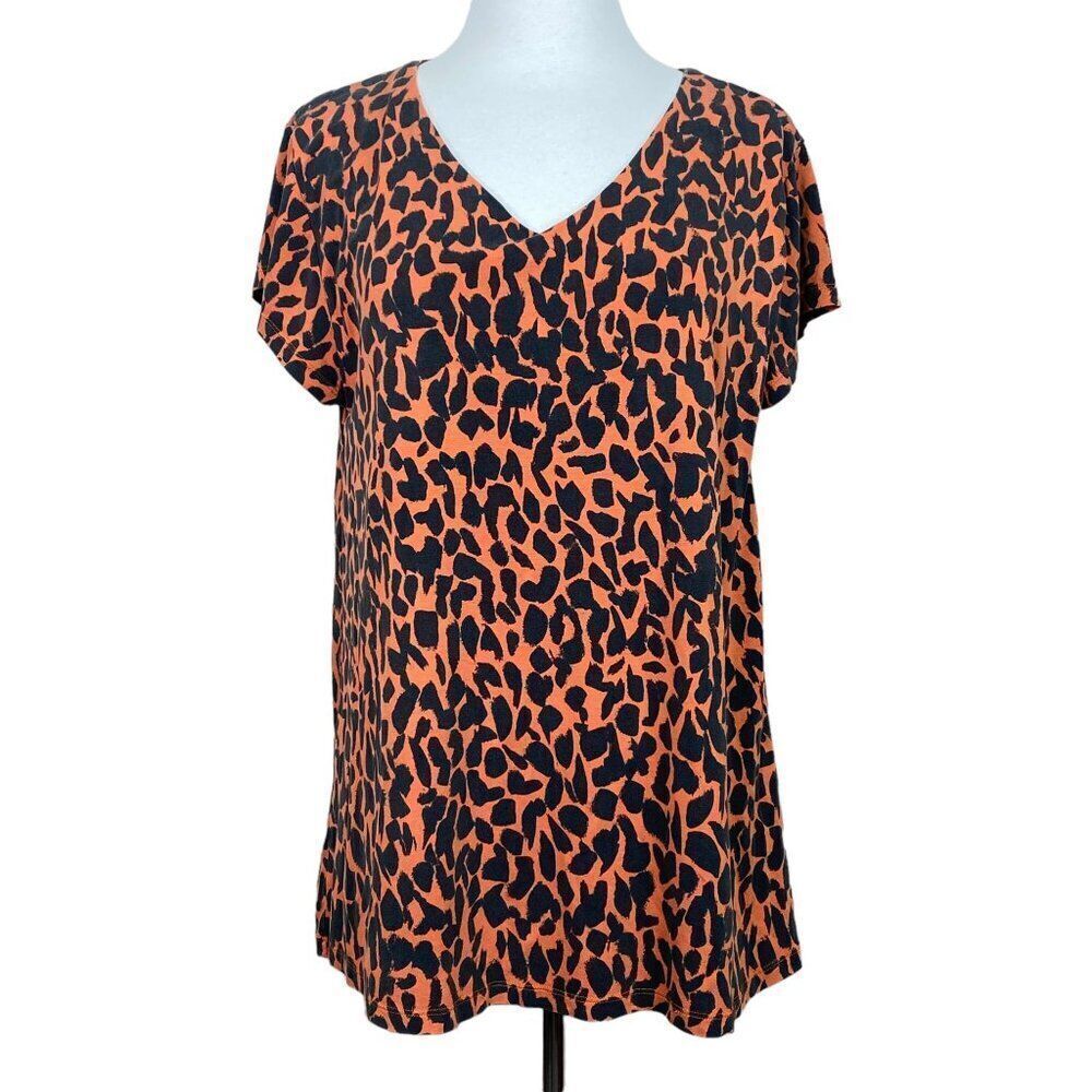 Masai Leopard Print T-shirt Size Large